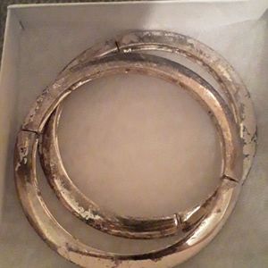 Tarnished look bracelets